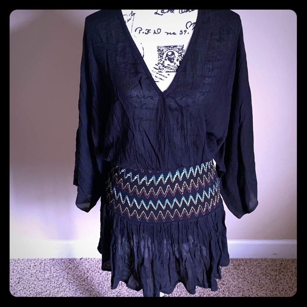 Everything but water short dress or cover up